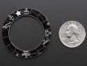 LED Ring NeoPixel - 16x WS2812 5050 RGB LEDs with drivers - Adafruit 1463
